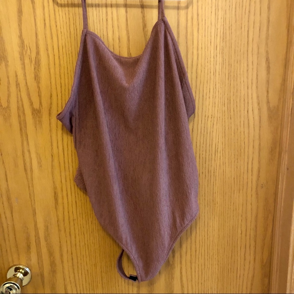 Mauve ASOS body suit NWOT